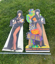 Elvira Coors Light Halloween Cardboard Cutouts Lot picture
