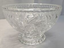 Vintage Fine Quality Bohemian Czechoslovakia Hand Cut Crystal Bowl By Gorham picture