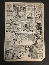 SAGA OF THE SWAMP THING#16 ORIGINAL ART FIRST BISSETTE,TOTLEBEN COLLABORATE RARE picture
