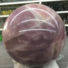 1918.4LB Rare Natural pink rose Quartz sphere crystal ball reiki healing picture