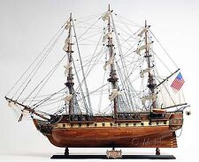 Handmade Wooden Model Ship - USS Constitution - New - Fully Assembled picture
