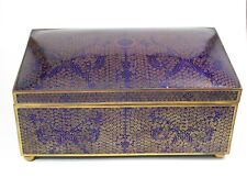 A huge late Qing or republic  hug Chinese cloisonne Tobacco Cigar Box 616B picture