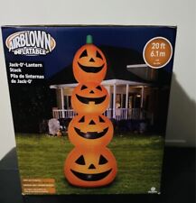 GEMMY Airblown Inflatable 20 Foot Pumpkin Jack O Lantern 20’ Tall 20ft NEW picture