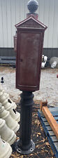 1900s Gamewell Fire Box Pedestal  Alarm Box Old   Antique Vtg, Can Ship picture