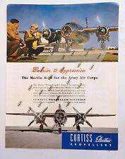 WWII AIRCRAFT MILITARY AD'S, 