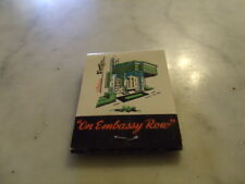 Vintage Used The Embassy Row Fairfax Hotel Washington D C matchbook picture