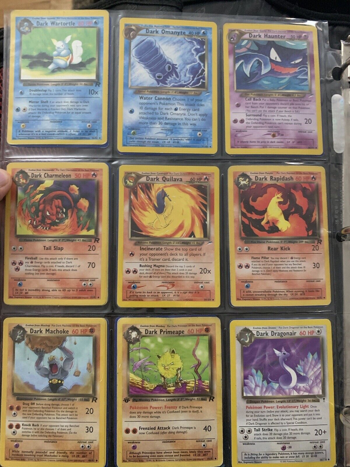 1990-2000’s Pokémon Card binder Set / Categorized / Over 100 Photos / 900+ Cards