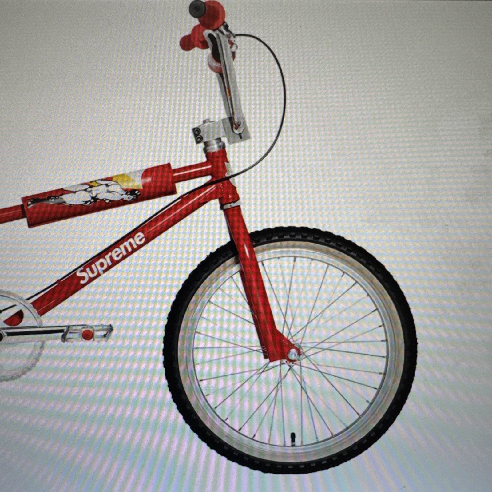 DEADSTOCK SUPREME x S&M 1995 BMX DIRTBIKE RED BIKE NEW IN BOX EXTREMELY LIMITED