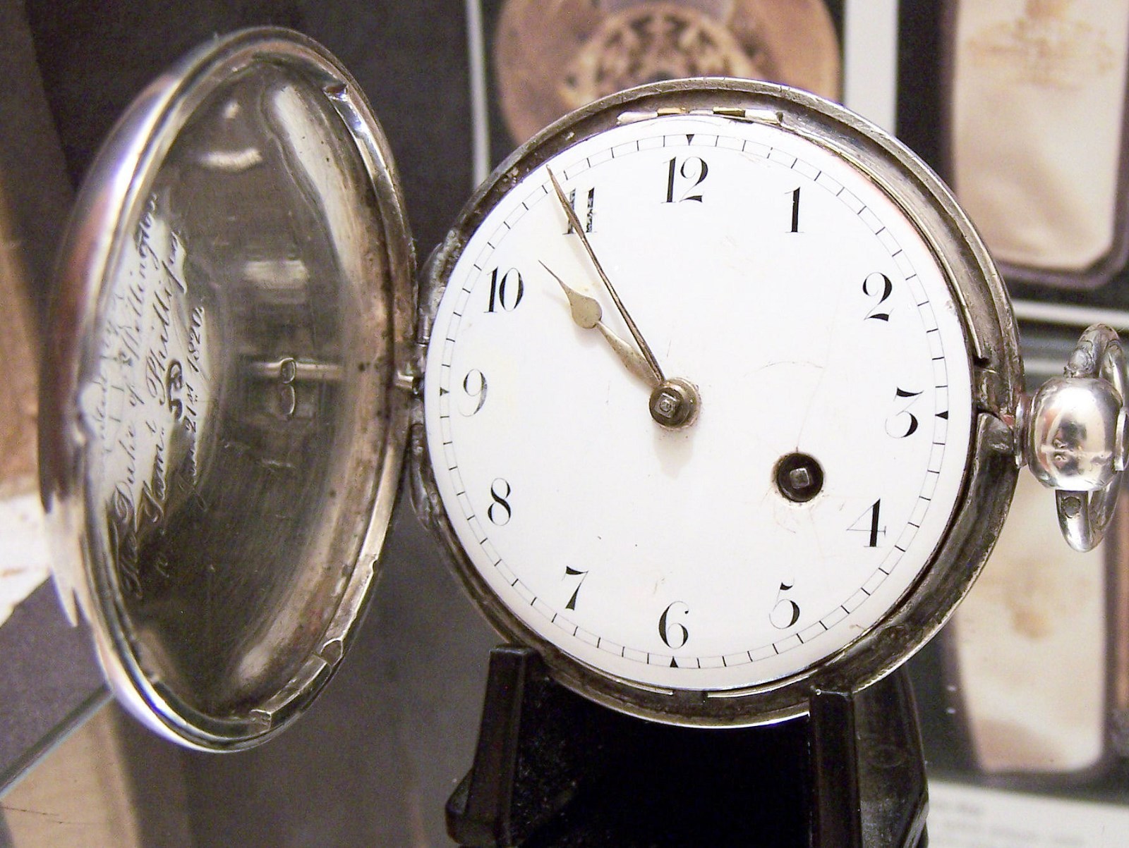 ANTIQUE 1819 DUKE OF WELLINGTON GIFT HISTORICAL SOLID SILVER VERGE POCKET WATCH