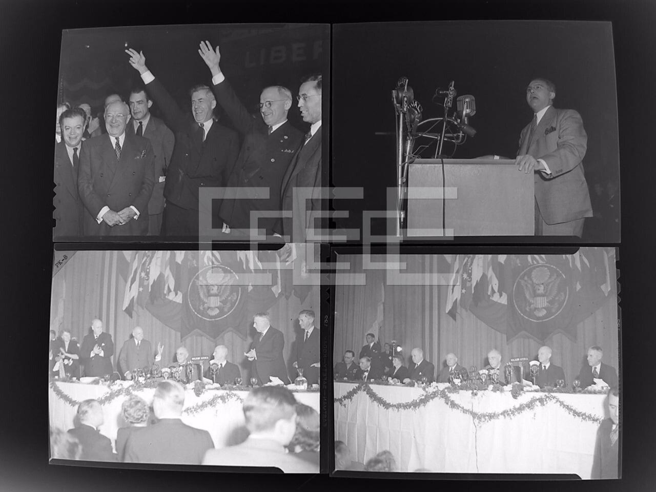 1944 Madison Square Garden Liberal Party Rally Lot 388 NYC SCARCE NEGATIVES X15