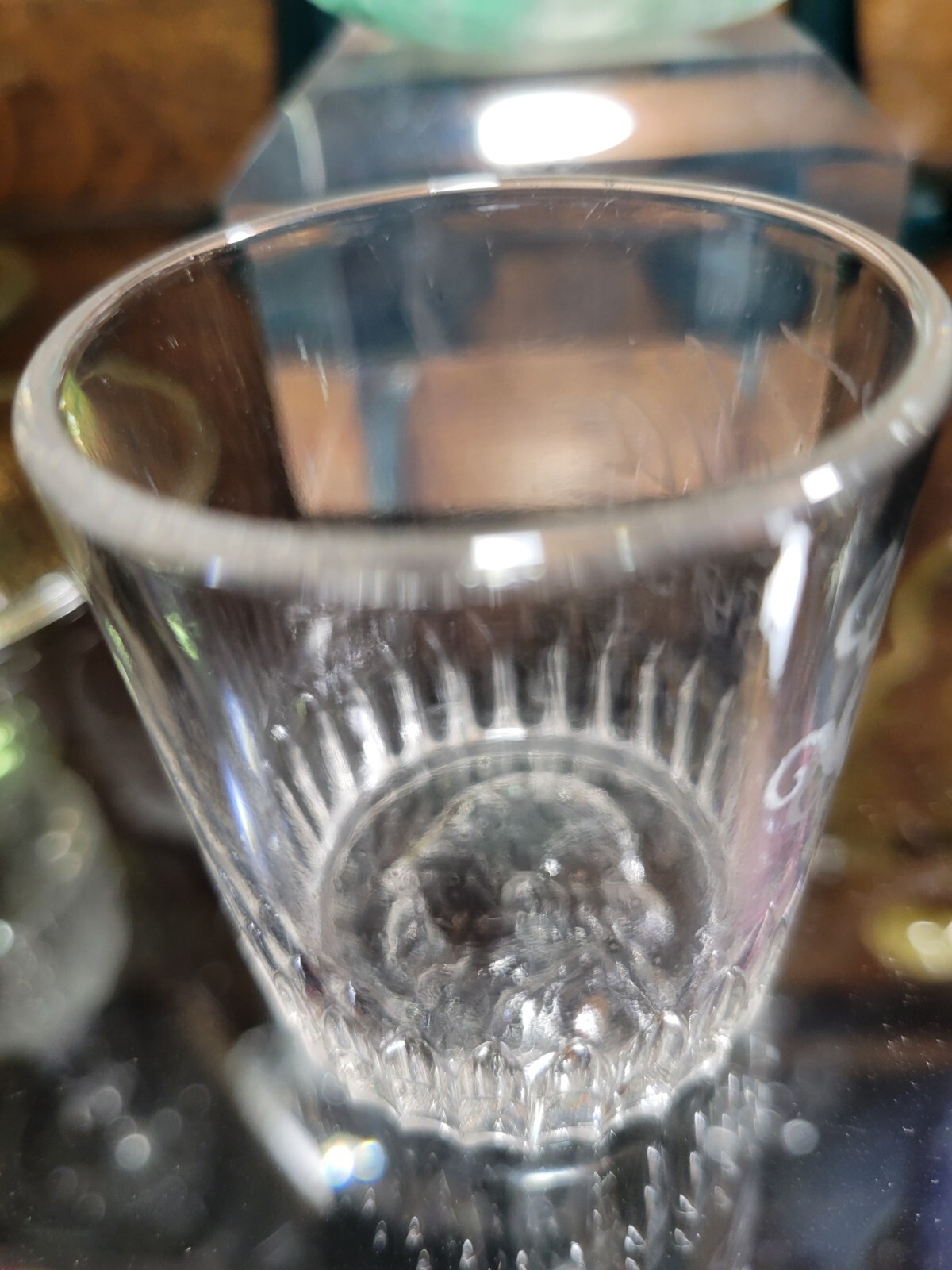 Exremely Rare George Washington Bust Whiskey Shot Glass World's Fair 1893 Exremely Rare George Washington Bust Whiskey Shot Glass World's Fair 1893