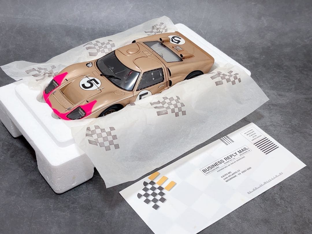 1/18 EXOTO KYOSHO FORD GT40 MK II 5 1966 LE MANS Brand New From Japan