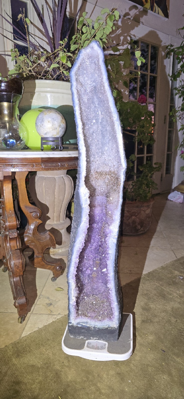 Large Amethyst Cathedral Geode – Stunning 4ft Tall Weighing  83 lbs