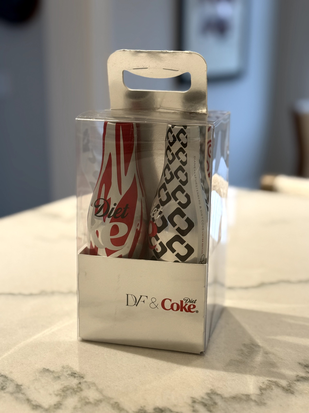 Limited Edition Diane Von Furstenberg Diet Coke Bottles, 4 pack