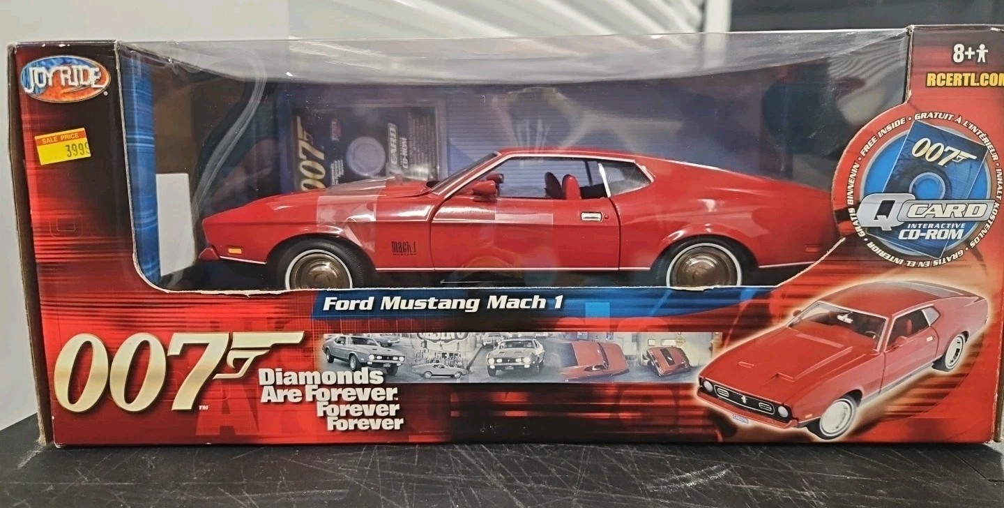 Joyride RC2 ERTL 1:18 James Bond 007 Diamonds are Forever Ford Mustang Mach 1