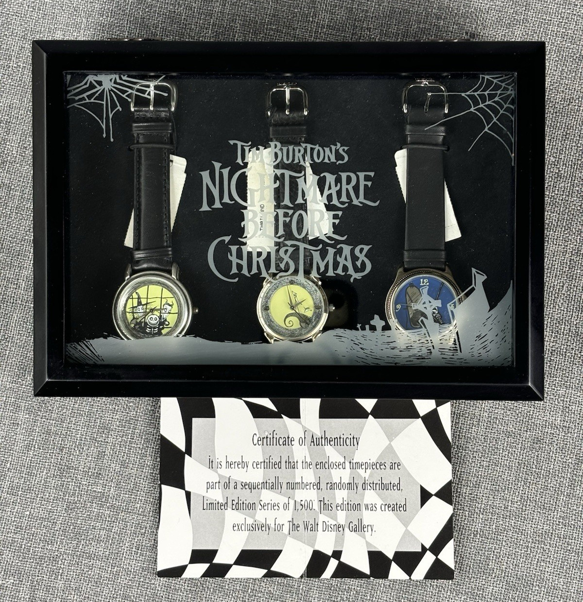 Disney Nightmare B4 Xmas Fossil Watch #0005/1500 – NEW w/ Box, COA, Receipt – Disney Nightmare B4 Xmas Fossil Watch #0005/1500 – NEW w/ Box, COA, Receipt –
