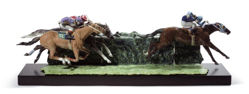 Lladro At The Derby Horses Sculpture – Limited Edition SKU: 01001967 Lladro At The Derby Horses Sculpture – Limited Edition SKU: 01001967