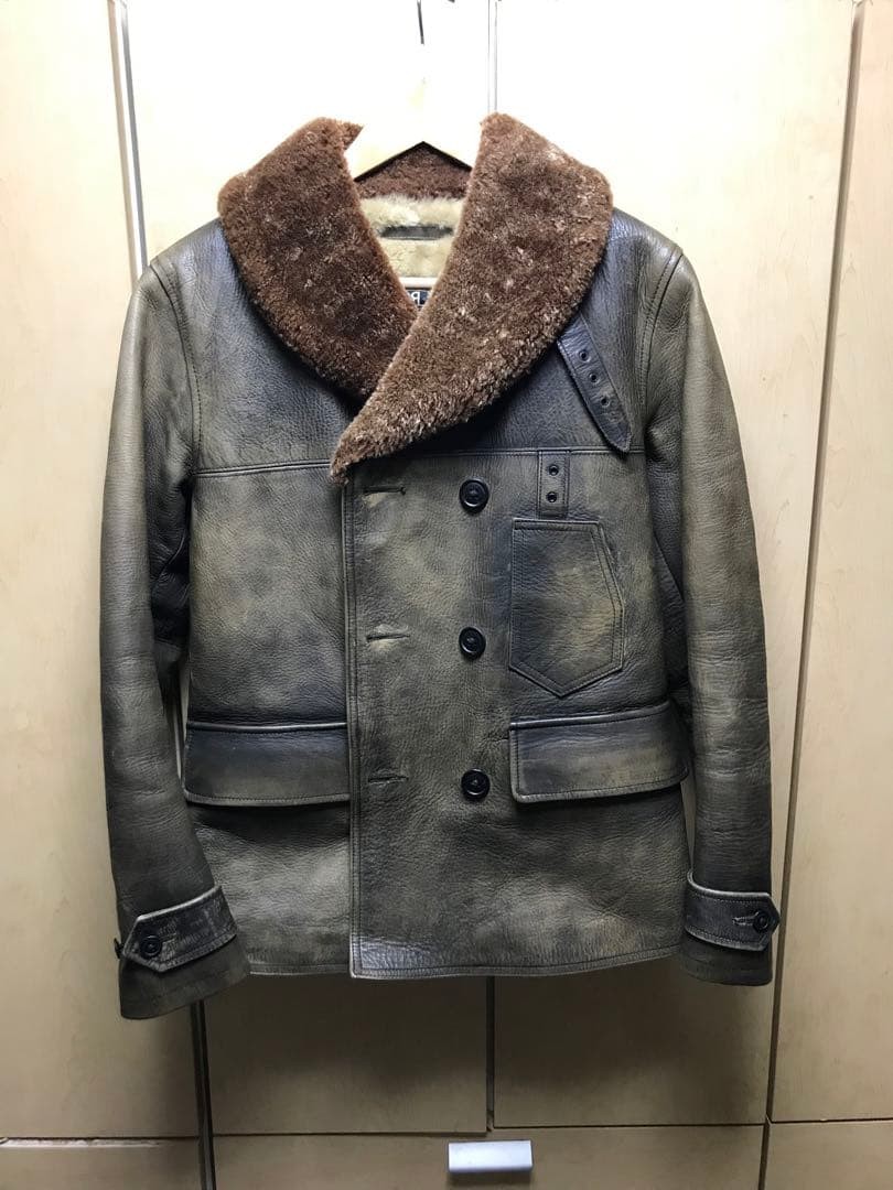 RRL Leather Car Coat Rrl Men Rare Ralph Lauren Model Limited Edition VHTF Pre-ow RRL Leather Car Coat Rrl Men Rare Ralph Lauren Model Limited Edition VHTF Pre-ow
