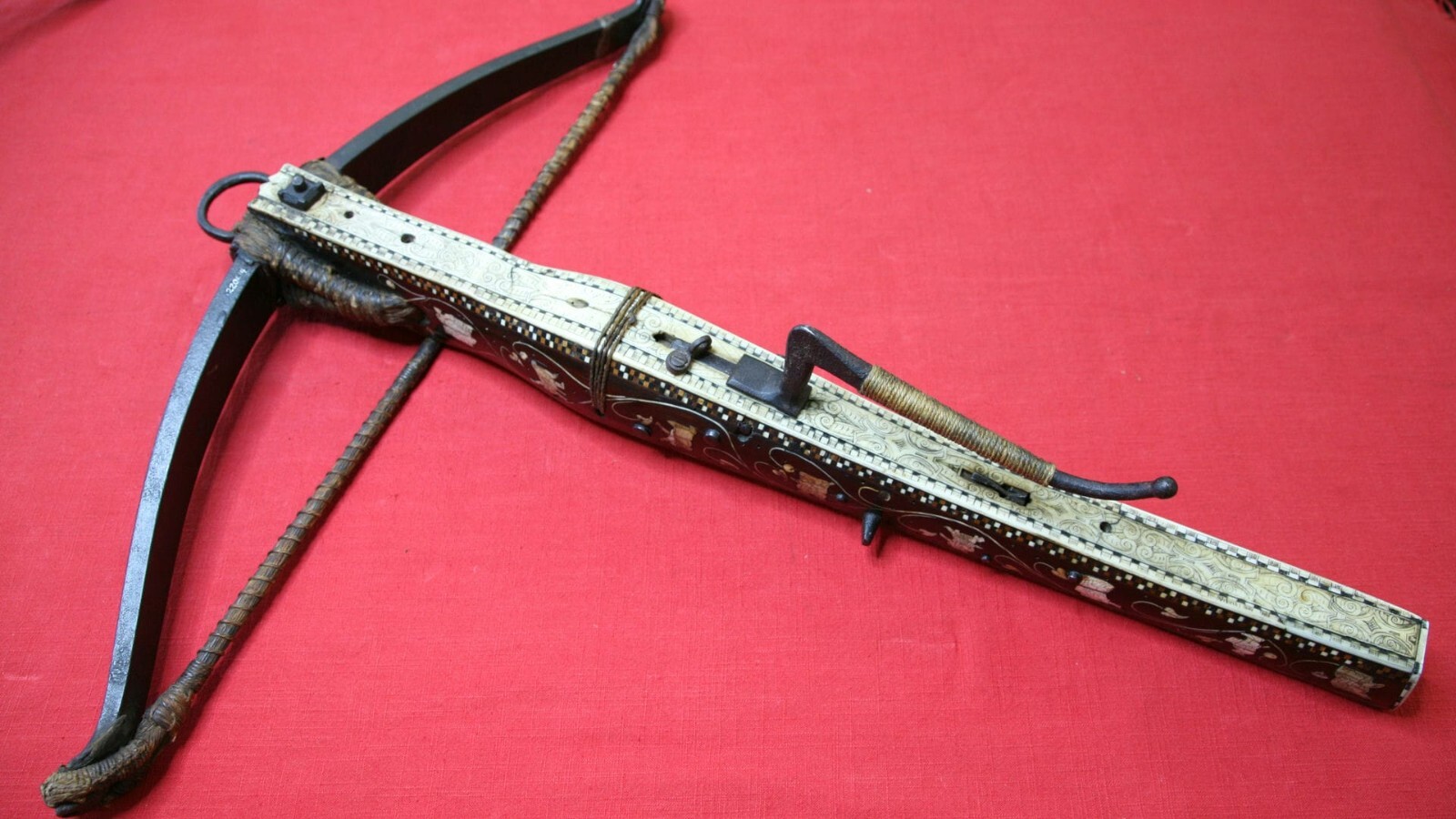 Very Rare, Profusely Inlaid Museum Quality 16th Century High Art German Crossbow