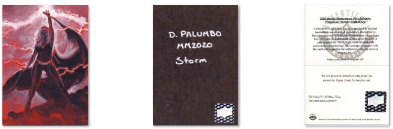 2020 Marvel Masterpieces Palumbo ORIGINAL ART Storm Preliminary Sketch PAINTING 2020 Marvel Masterpieces Palumbo ORIGINAL ART Storm Preliminary Sketch PAINTING