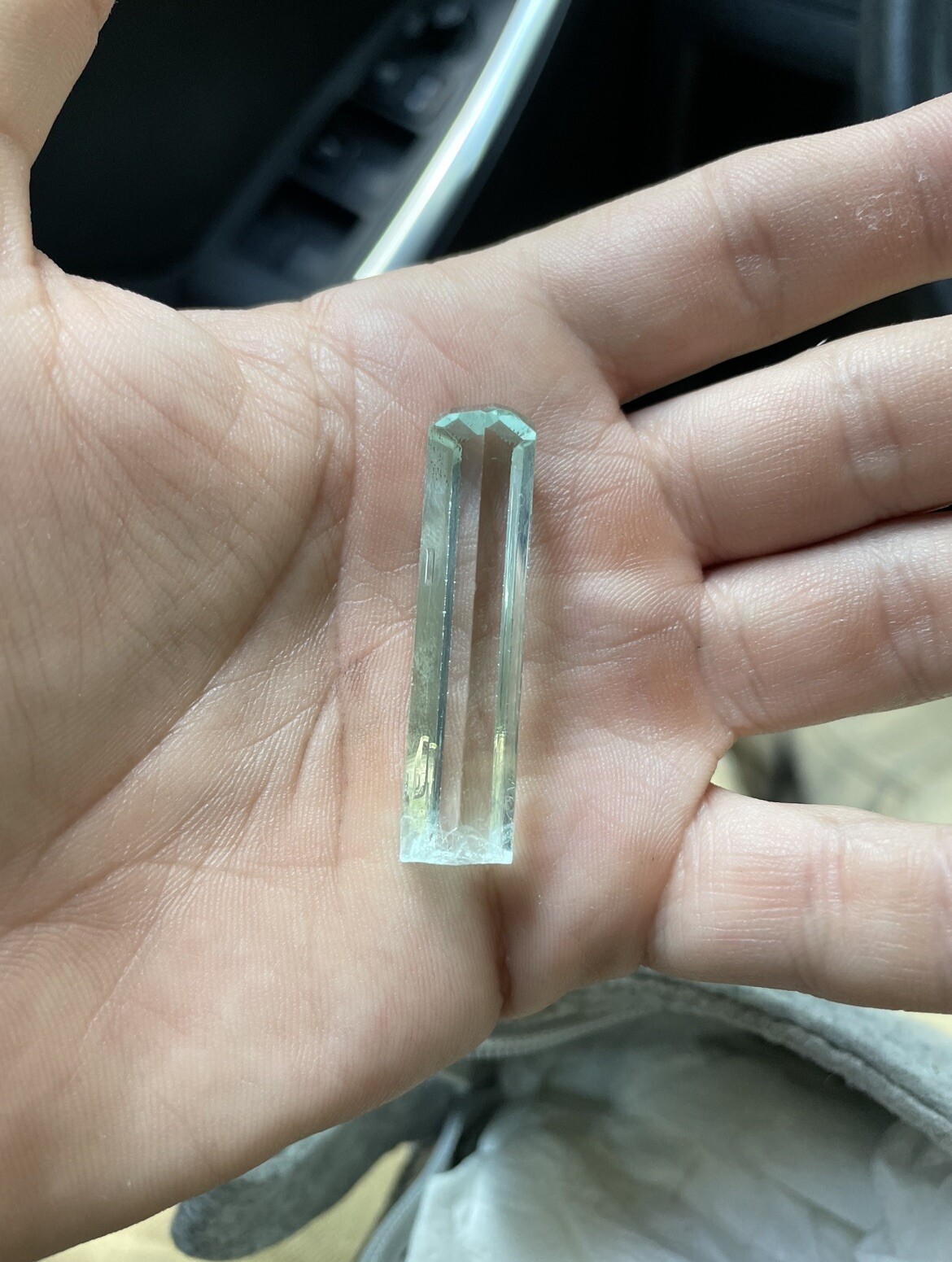 60.5 Carat Aquamarine Natural Color Untreated/Uncut Beryl Shigar Valley Pakistan
