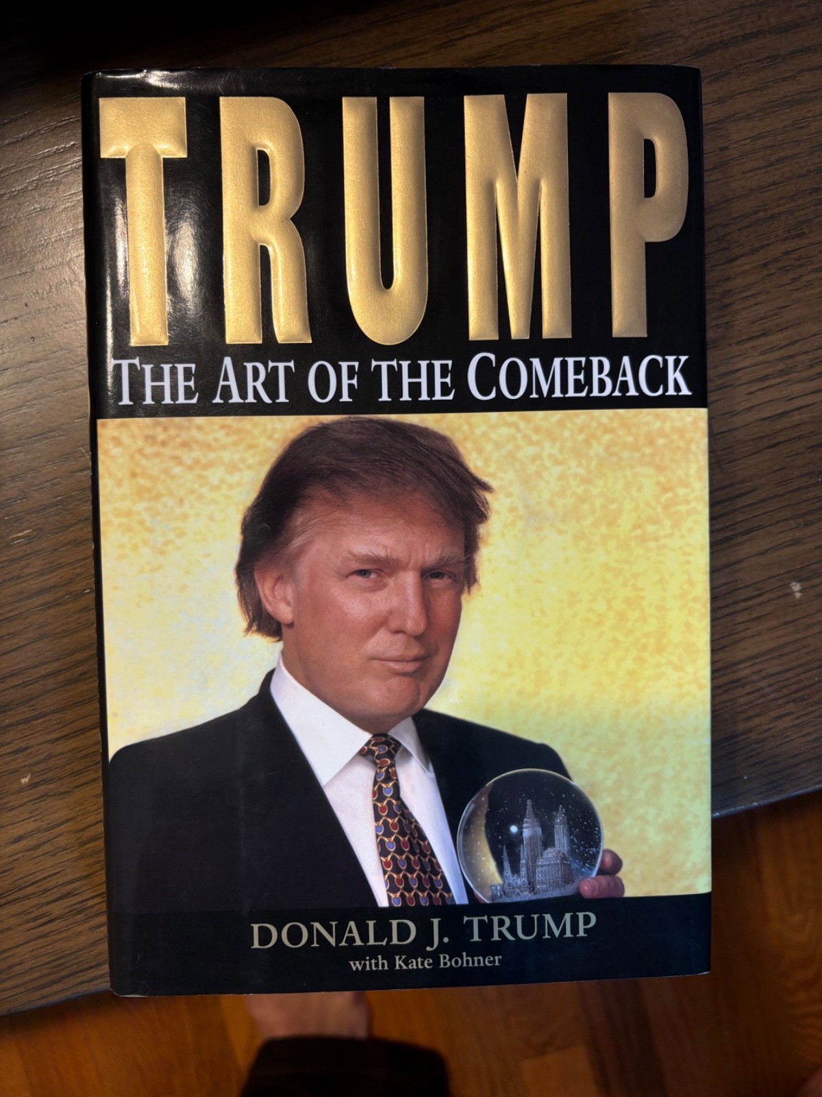 signed Donald Trump book signed Donald Trump book