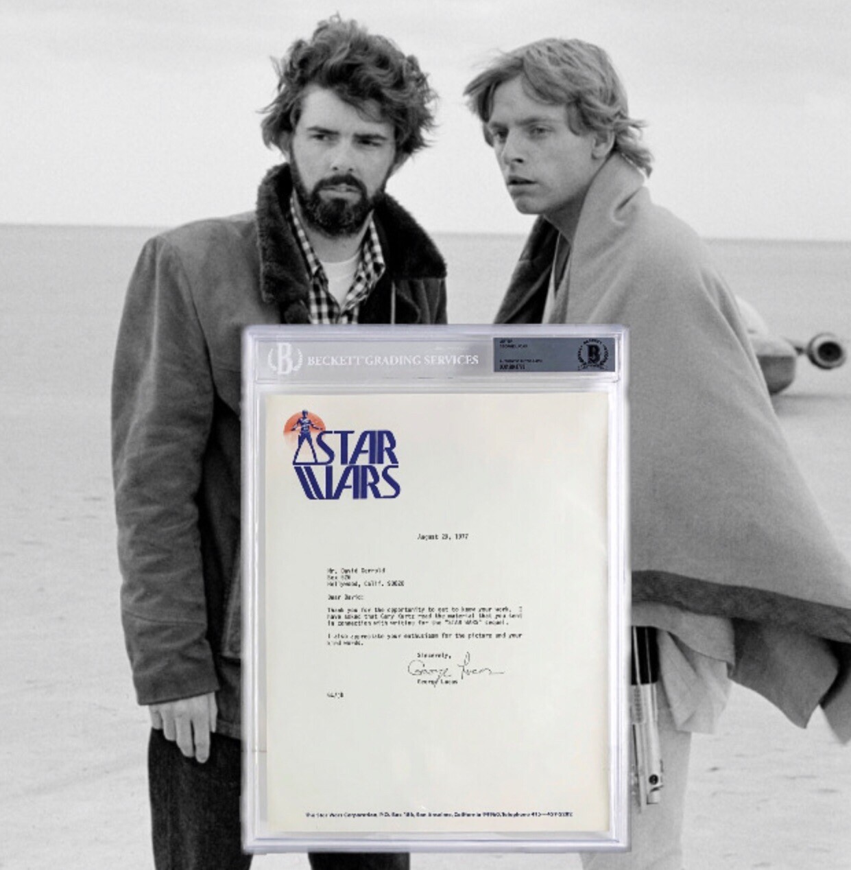 Rare 1977 StarWars Sequel Letter Signed By George Lucas With Amazing Content PSA
