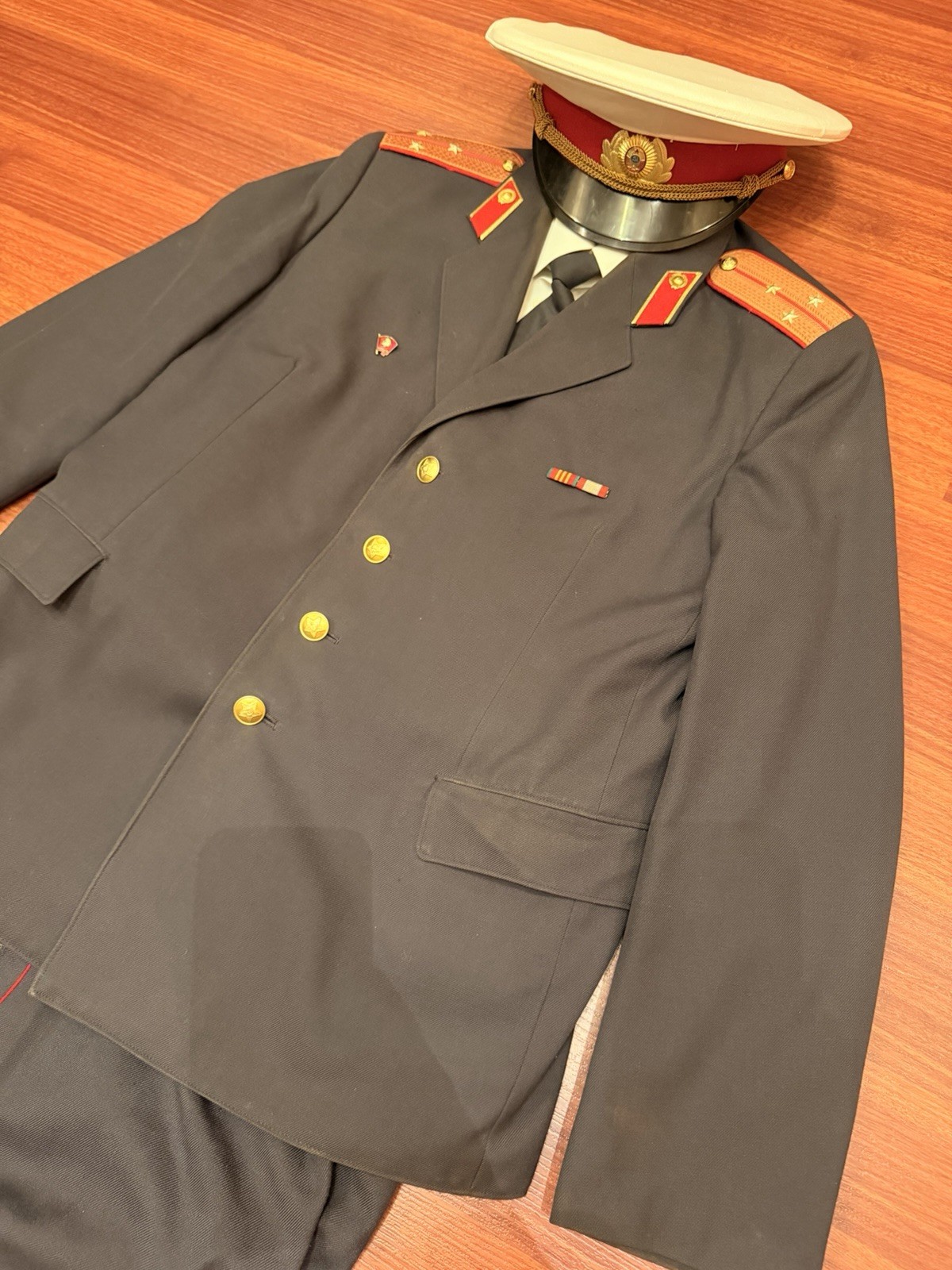 Vintage Clothes suit parade Militia soviet period Original Vintage Clothes suit parade Militia soviet period Original