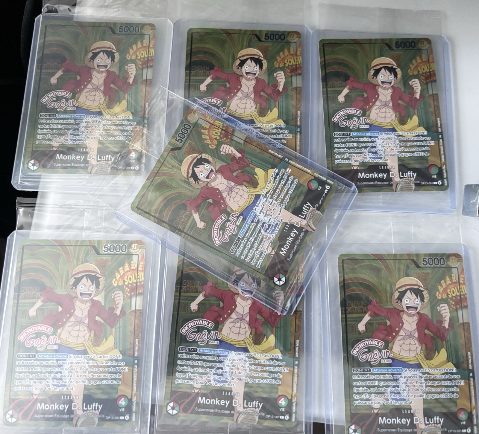 Monkey.D.Luffy (OP13-001) (V.1) - One Piece Card Promo Museum Grevin X7 Monkey.D.Luffy (OP13-001) (V.1) - One Piece Card Promo Museum Grevin X7