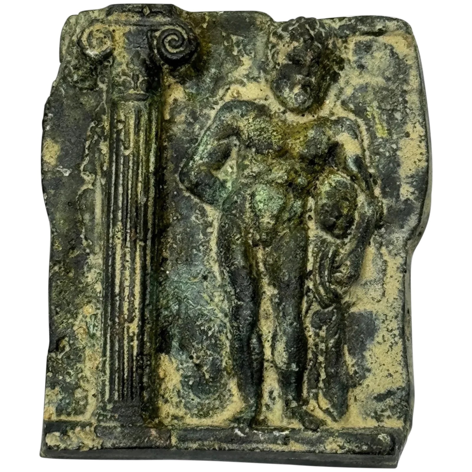 Historic Classical Mythology Roman Bronze Plaque Mount Hercules (Heracles) Historic Classical Mythology Roman Bronze Plaque Mount Hercules (Heracles)