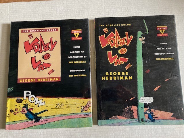 Komplete Kolor Krazy Kat Vol 1 & 2 HCs George Herriman (Sealed New) Komplete Kolor Krazy Kat Vol 1 & 2 HCs George Herriman (Sealed New)