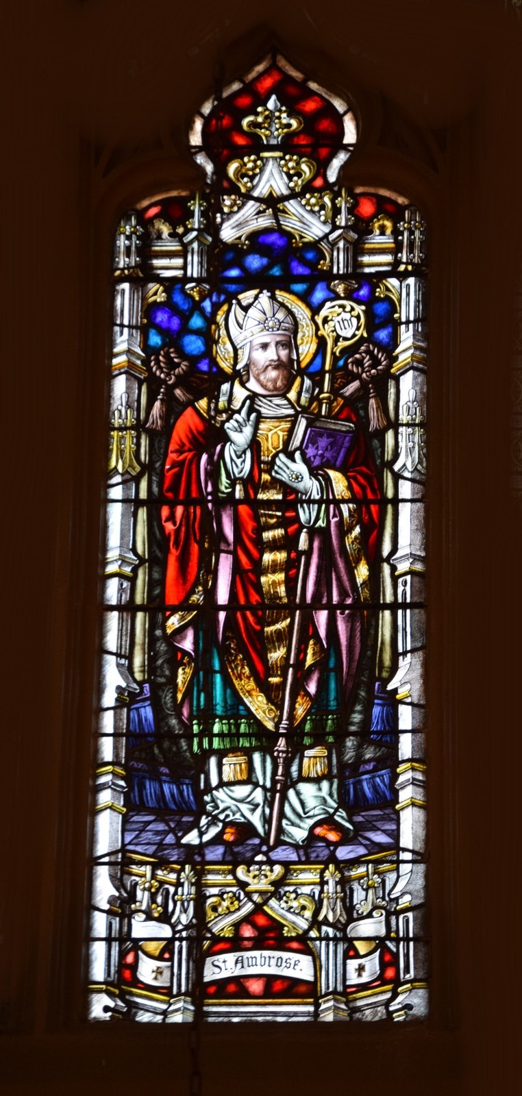 + Older Stained Glass Church Window + + Older Stained Glass Church Window +