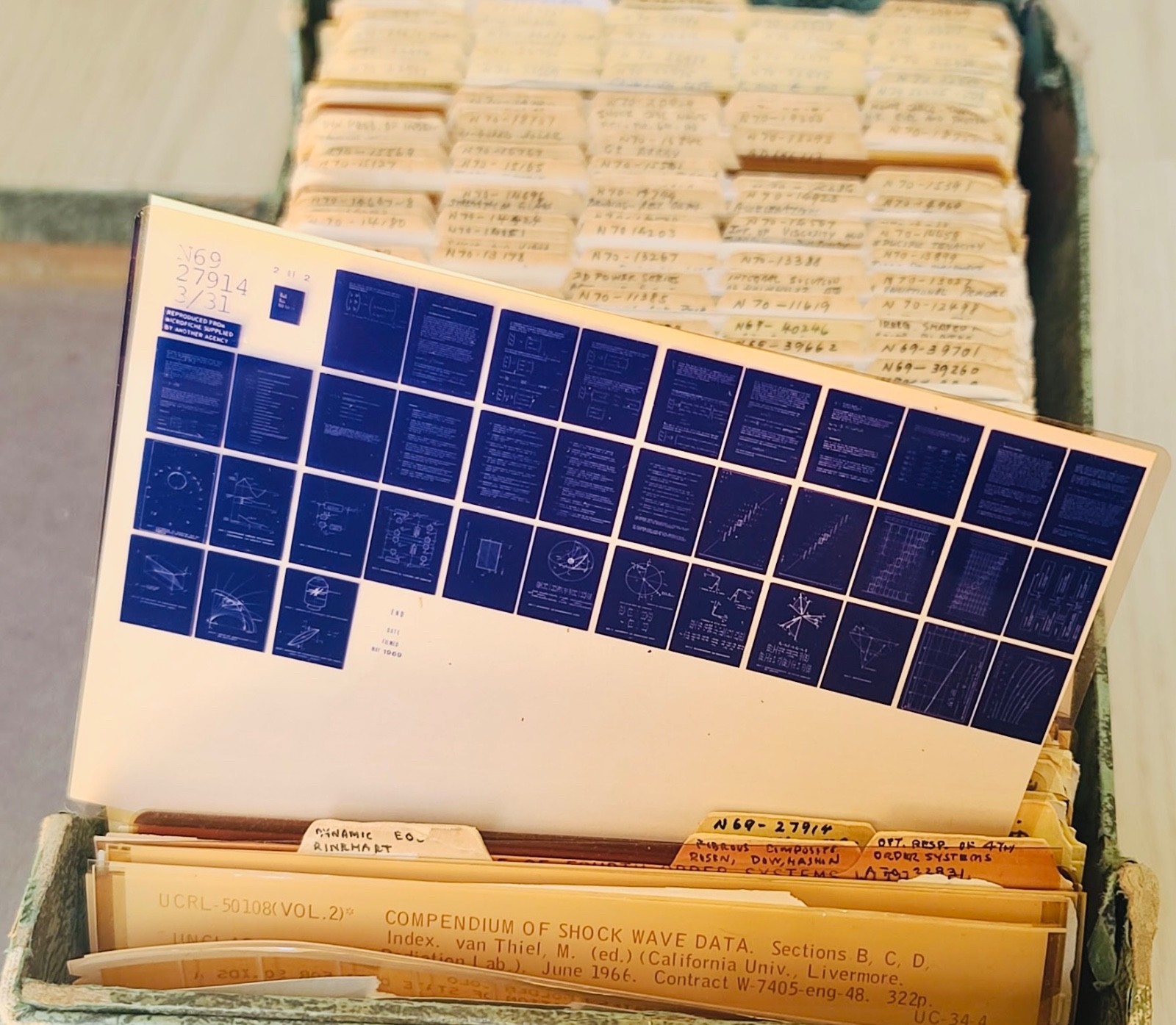 1960s JPL NASA Microfiche Film Collection Nuclear Radiation Lab Space Satellite 1960s JPL NASA Microfiche Film Collection Nuclear Radiation Lab Space Satellite