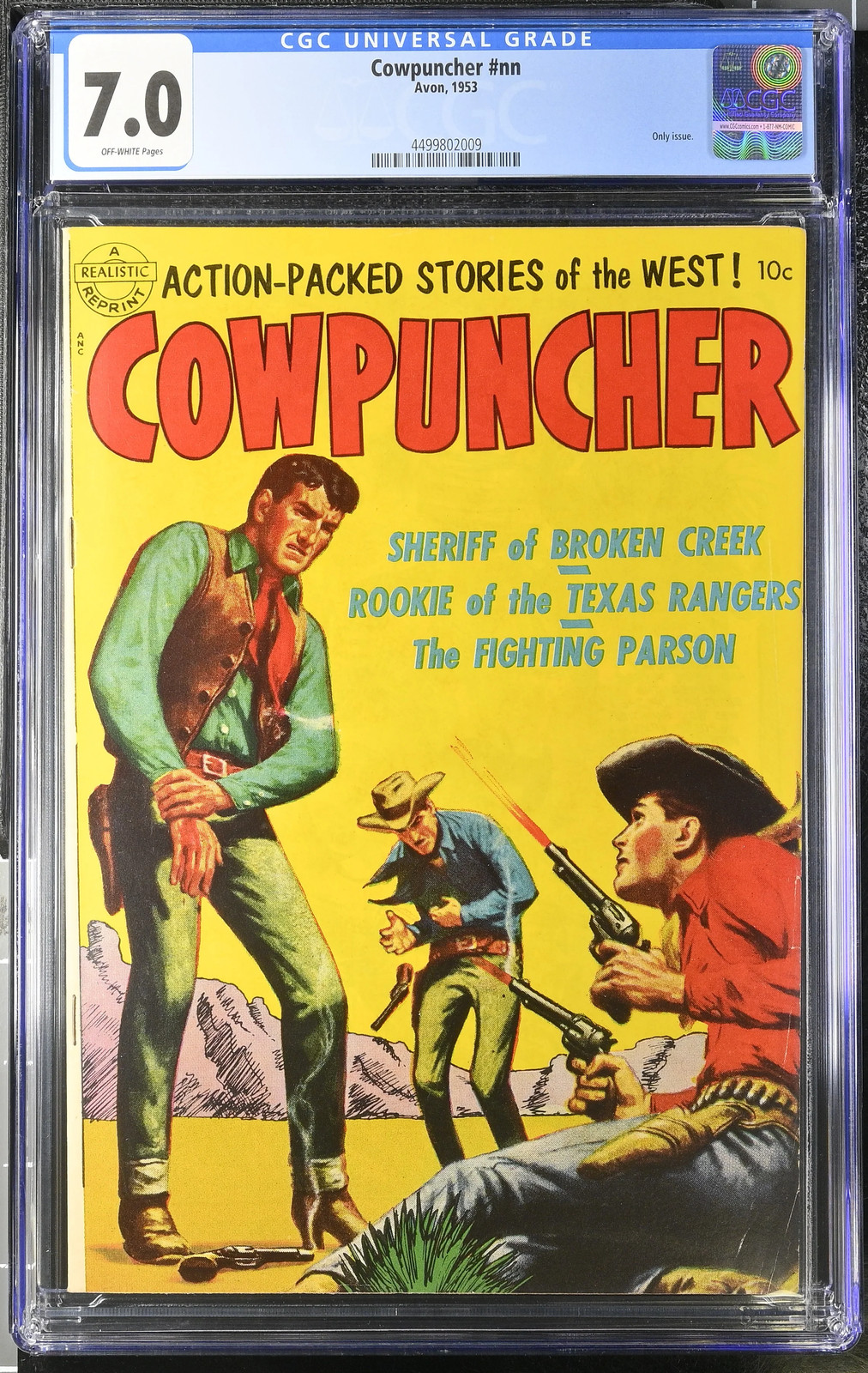 Cowpuncher (1953 Realistic) # nn CGC: CGC 7.0 (4499802009) Cowpuncher (1953 Realistic) # nn CGC: CGC 7.0 (4499802009)