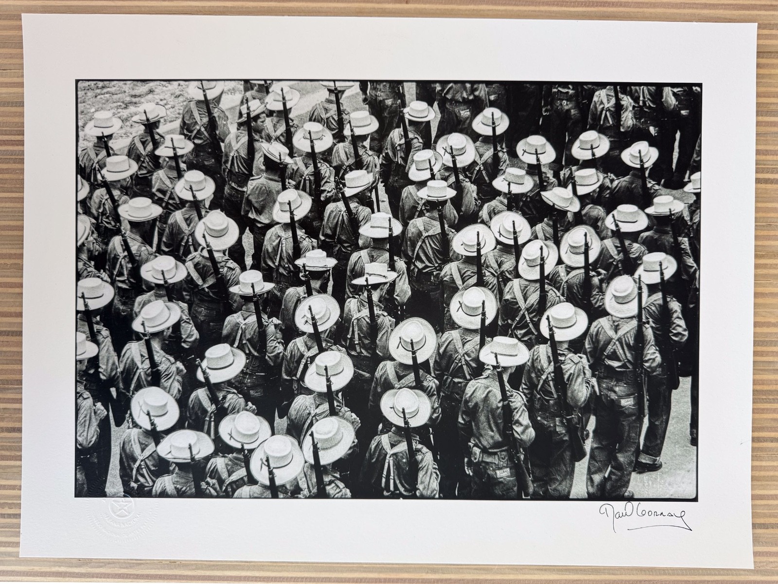 Militia Parade – Photograph by Raúl Corrales – Signed Archival Print Militia Parade – Photograph by Raúl Corrales – Signed Archival Print