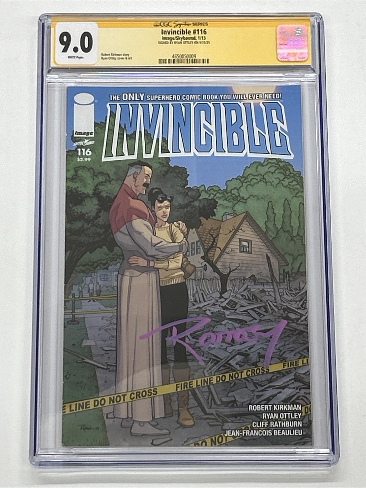Invincible #116 - Ryan Ottley -  CGC SS 9.0