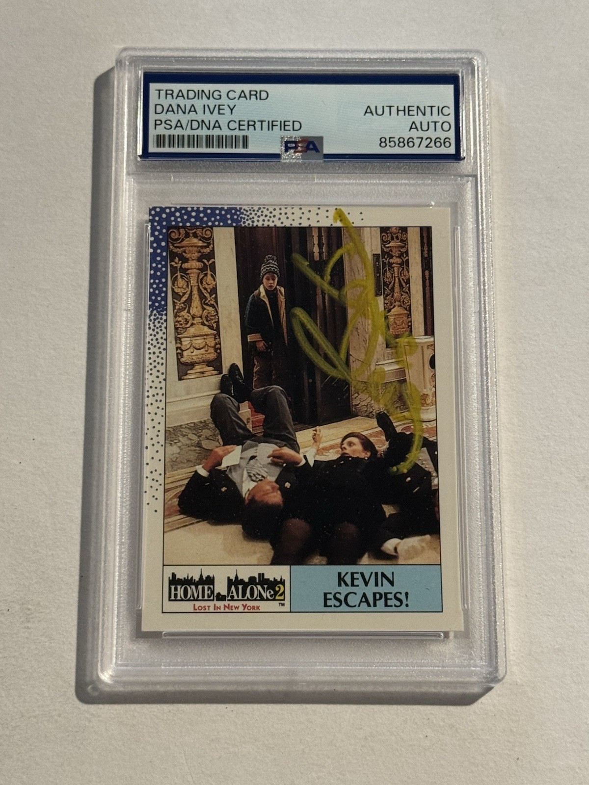 DANA IVEY SIGNED AUTO 1992 Topps Home Alone 2 Card #35 Movie Actress PSA