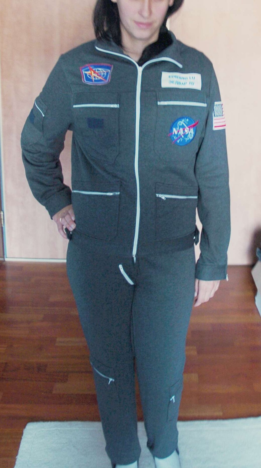 Soviet Russian Training Space suit PK14 . ISS XX mission from 2009