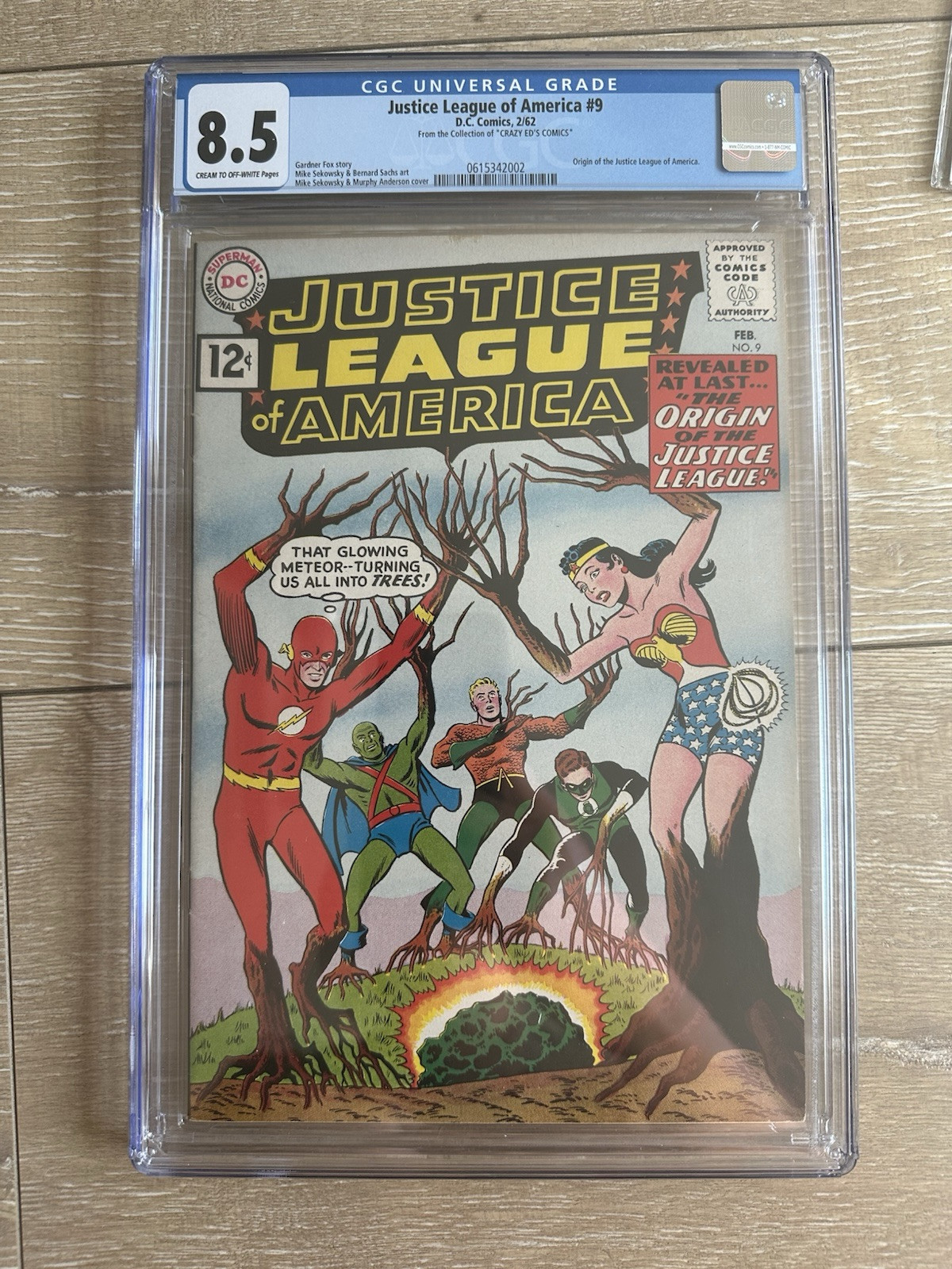 Justice League of America #9 CGC 8.5 JLA origin BONUS Crazy Ed’s* +READER COPY+ Justice League of America #9 CGC 8.5 JLA origin BONUS Crazy Ed’s* +READER COPY+