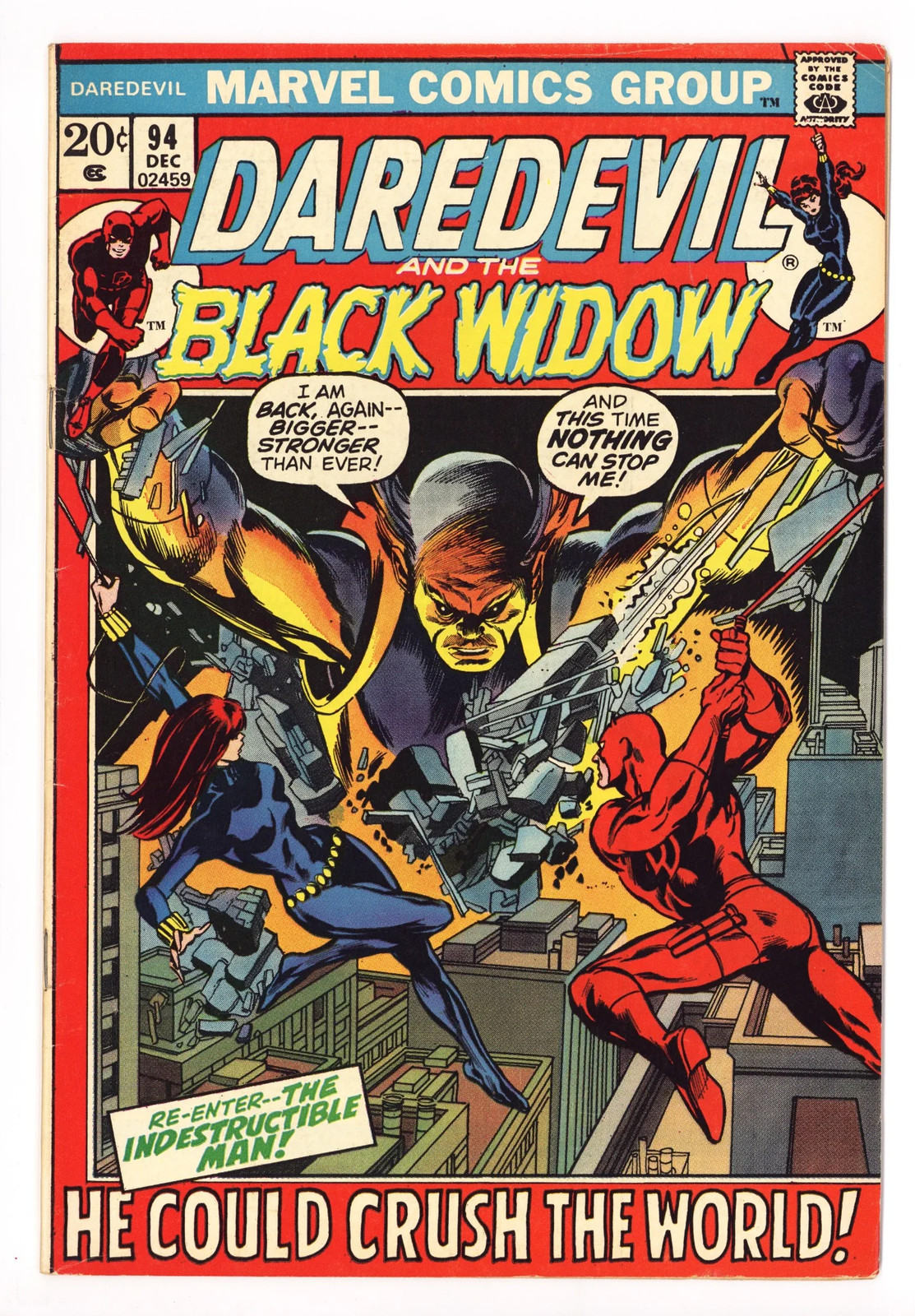Daredevil Vol 1 94 FN (6.0) (1972) Daredevil Vol 1 94 FN (6.0) (1972)