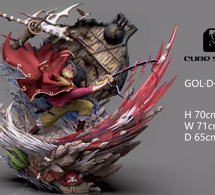 Cube Studio One Piece Gol·D·Roger Model Resin in stock Painted H70cm Collection Cube Studio One Piece Gol·D·Roger Model Resin in stock Painted H70cm Collection