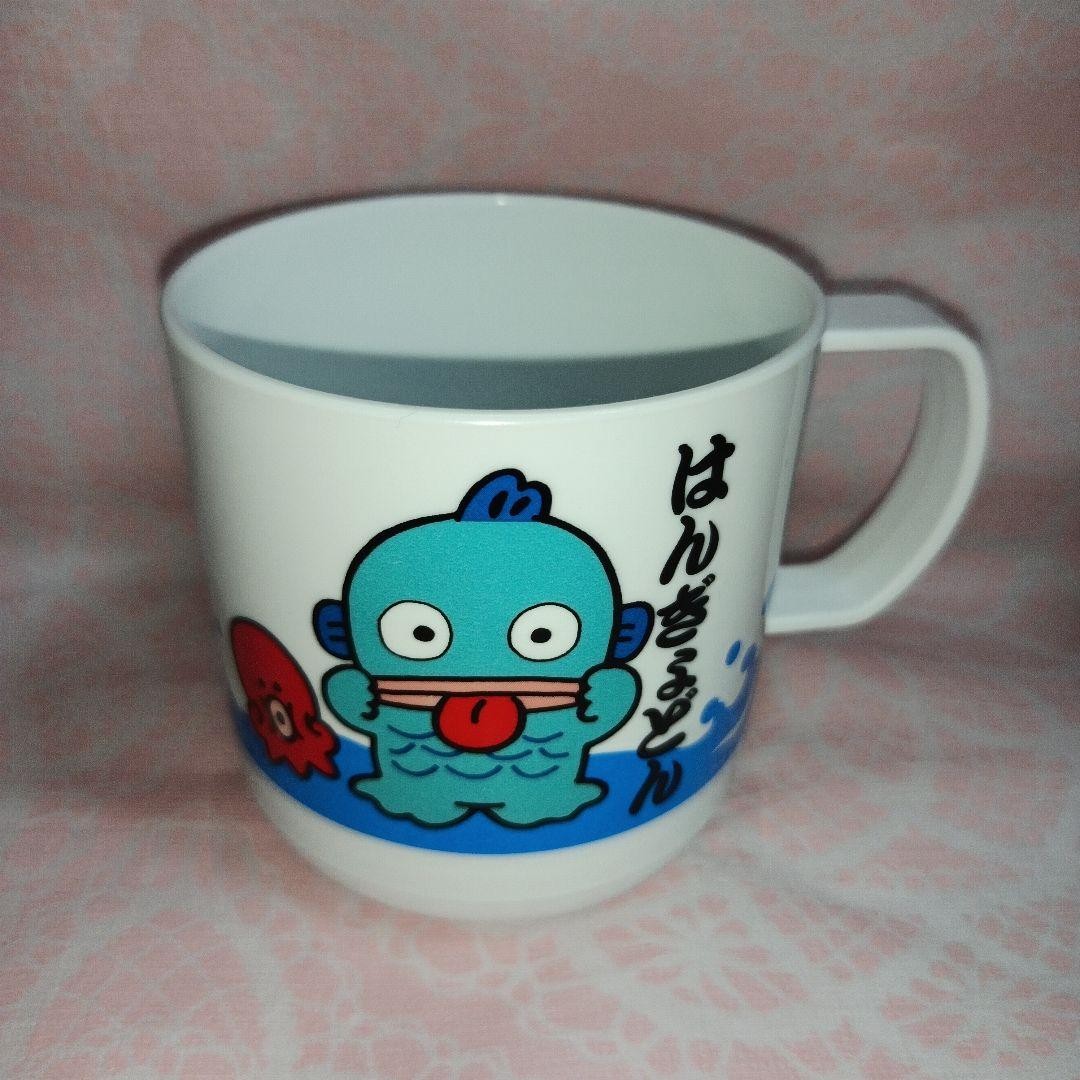 Vintage 1985 Sanrio Hangyodon Plastic Cup Mug Old Logo Made in Japan Vintage 1985 Sanrio Hangyodon Plastic Cup Mug Old Logo Made in Japan