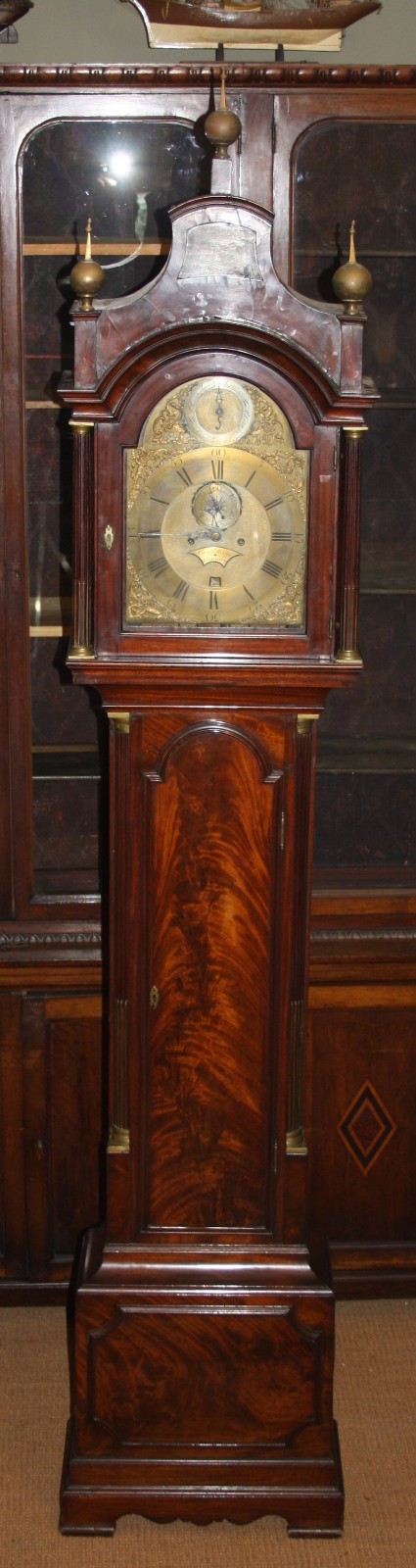 LONGCASE GRANDFATHER CLOCK - CHARLES HOWSE LONDON - MAHOGANY - 18TH CENTURY LONGCASE GRANDFATHER CLOCK - CHARLES HOWSE LONDON - MAHOGANY - 18TH CENTURY