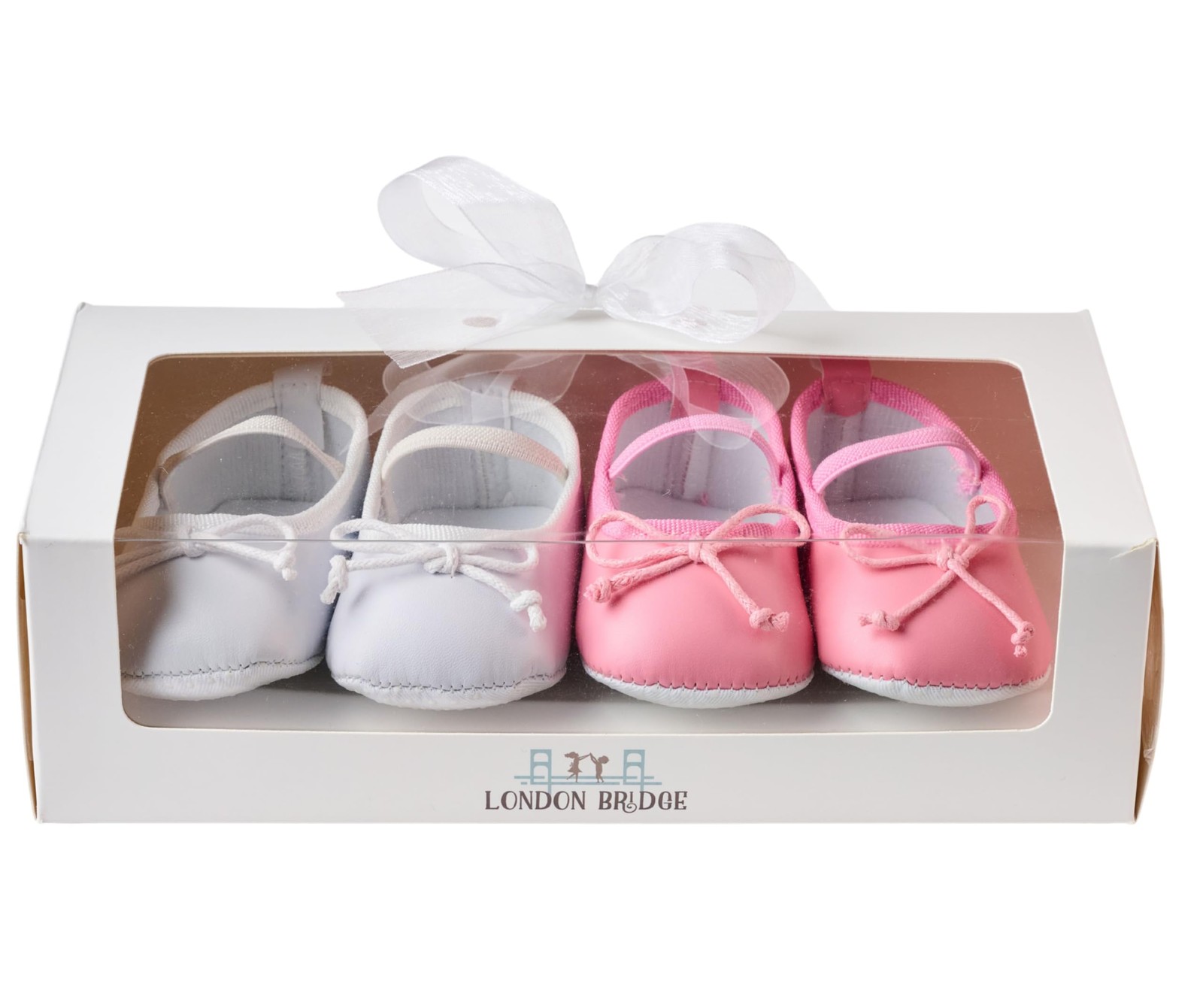 Maison Chic Ballet Shoe Gift Set White and Pink