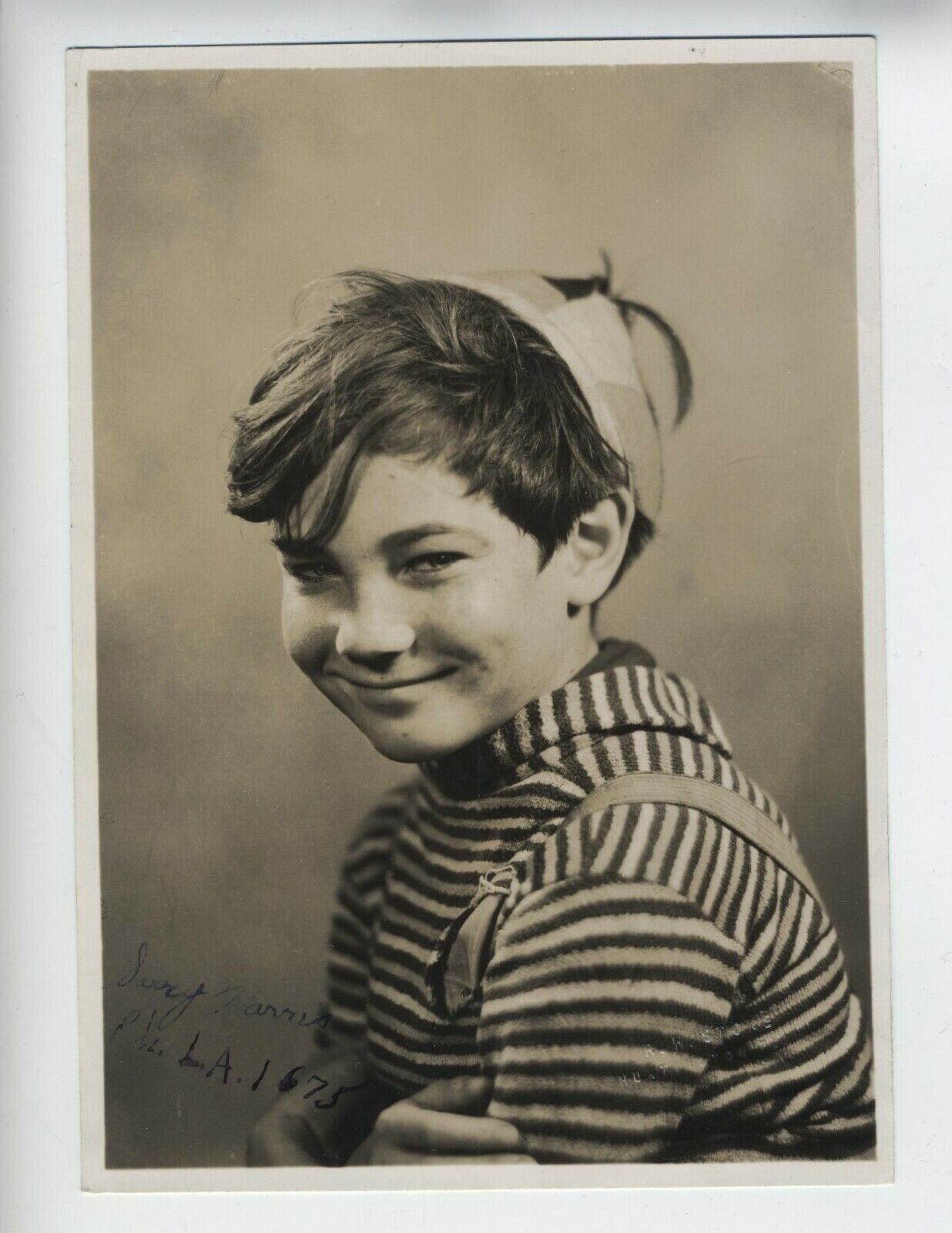 SCARCE OUR GANG LITTLE RASCALS CHILD ACTOR PHOTO LARRY HARRIS VINTAGE WOW