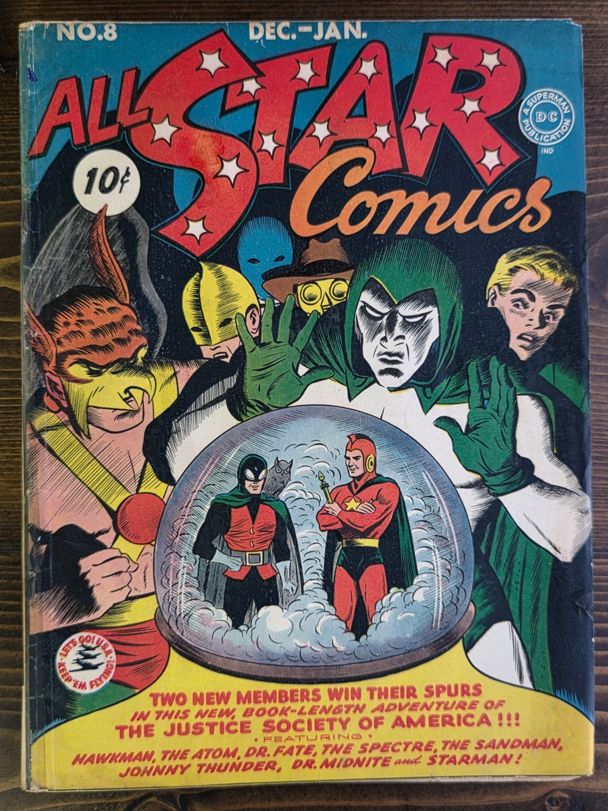 All Star Comics #8 - DC Comics - 1941 - MEGA KEY - 1st Appearance Wonder Woman All Star Comics #8 - DC Comics - 1941 - MEGA KEY - 1st Appearance Wonder Woman