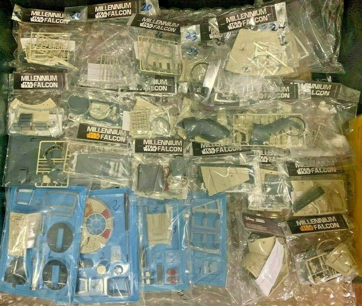 DeAgostini Build your own Millennium Falcon, R2D2 and X-WING all 3 complete