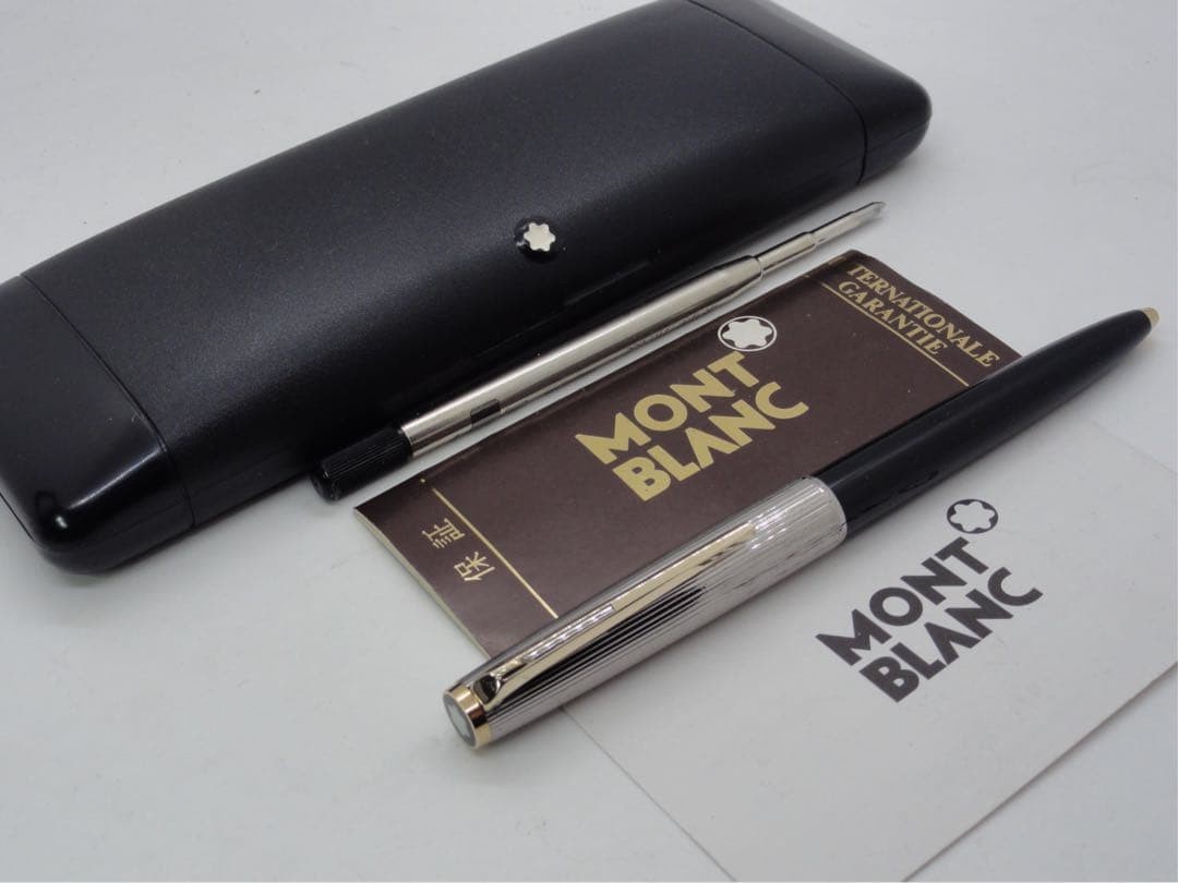 Montblanc Hammer Trigger Ballpoint Pen No286 Full Platinum