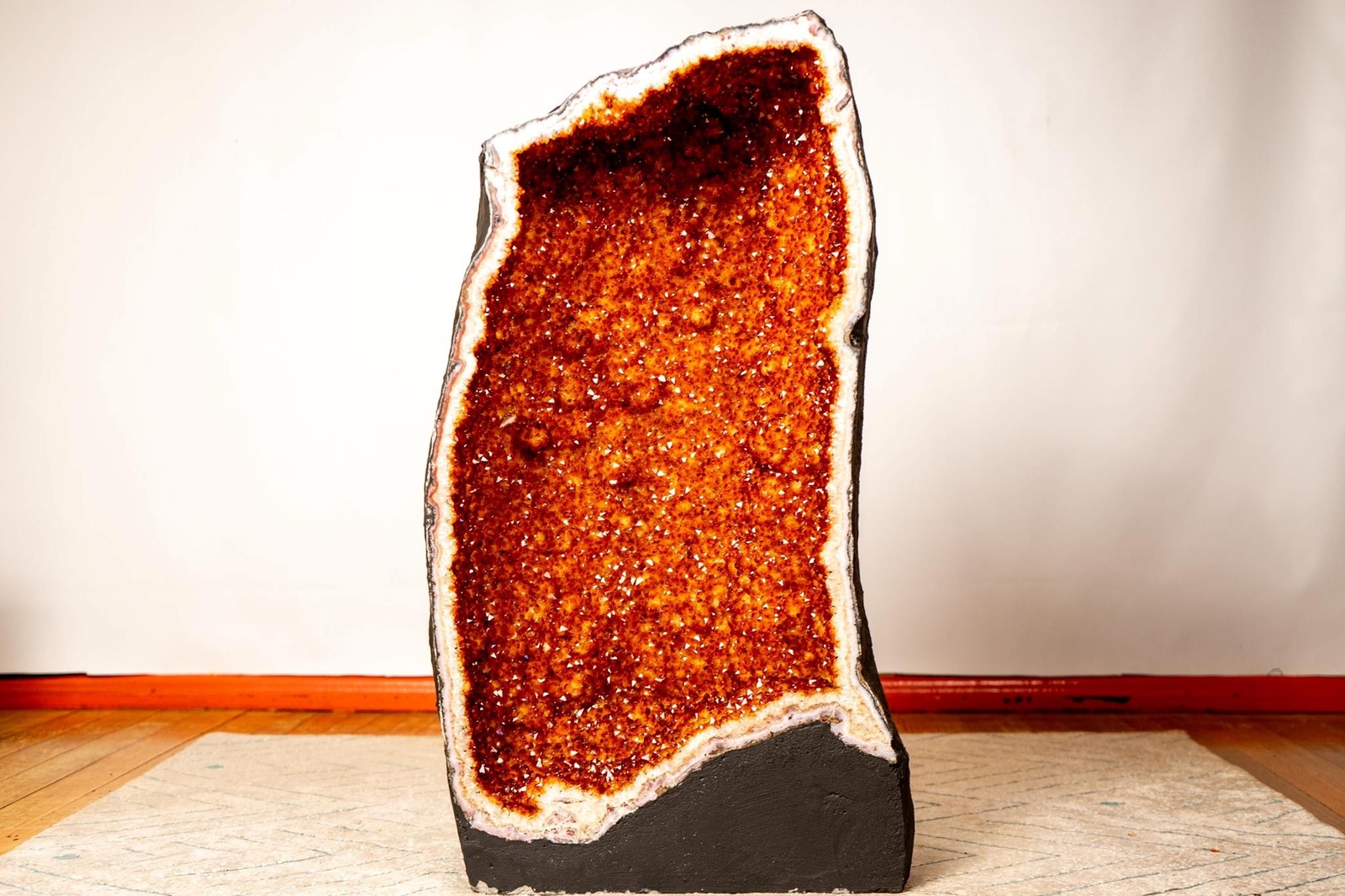 AAA-Grade Madeira Citrine Cathedral Geode – X-Large, Sparkly, 108 Lb. AAA-Grade Madeira Citrine Cathedral Geode – X-Large, Sparkly, 108 Lb.