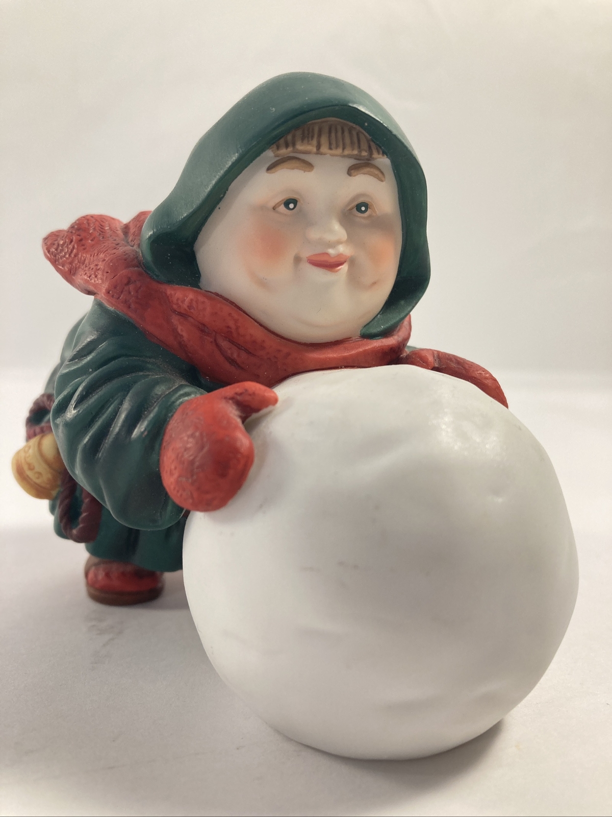 Vtg Dept 56 Merry Makers Sebastian the Snowball Maker Monk Christmas Figurine Vtg Dept 56 Merry Makers Sebastian the Snowball Maker Monk Christmas Figurine